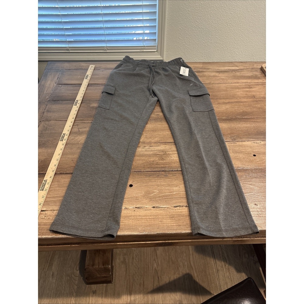 LEG3ND‎ Mens Cargo Sweatpants Black Heather joggers Size M NEW